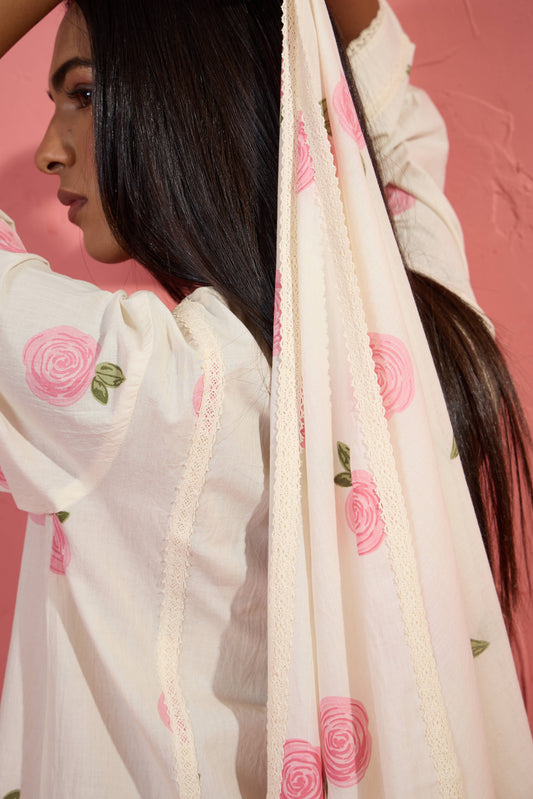 Gul Rose Dupatta