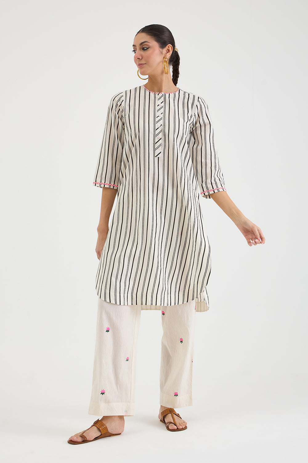 Stripe N Lotus Set