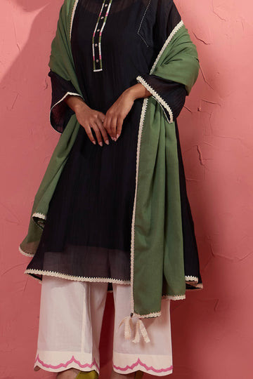Green Zoya Dupatta